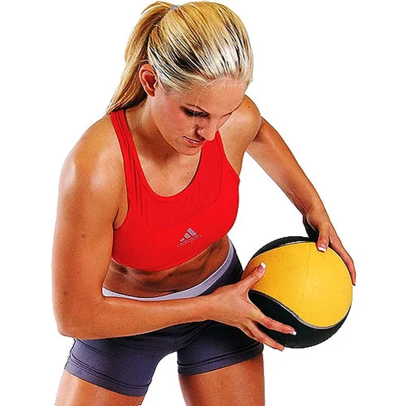 Barbell Rubber Medicine Ball, 2Lb