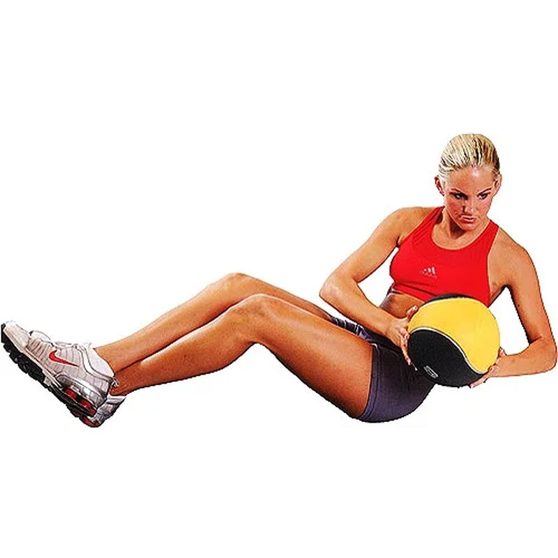 Barbell Rubber Medicine Ball, 2Lb